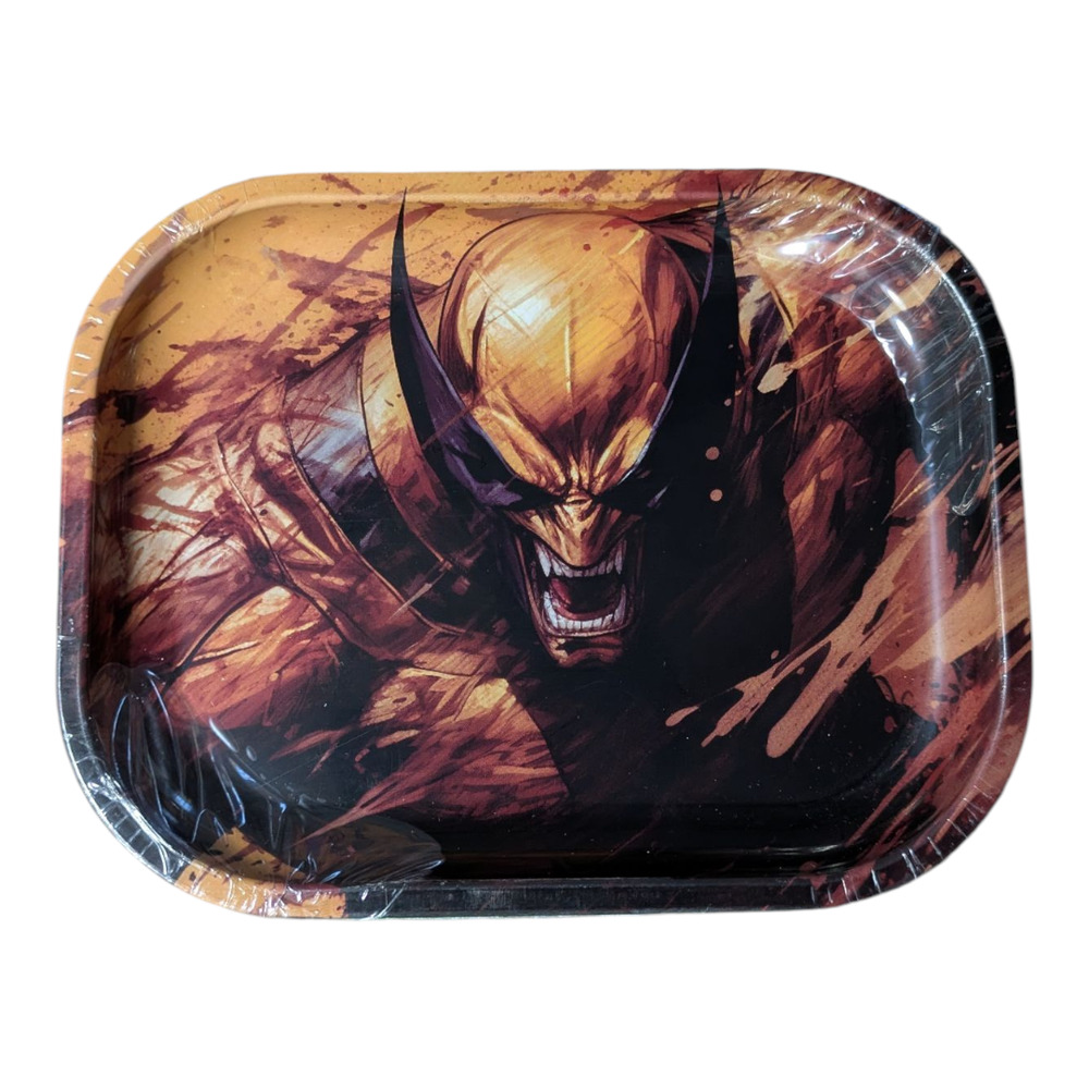 Wolverine Tin Rolling Tray Crafts Brand New Sealed Size 7x5.5